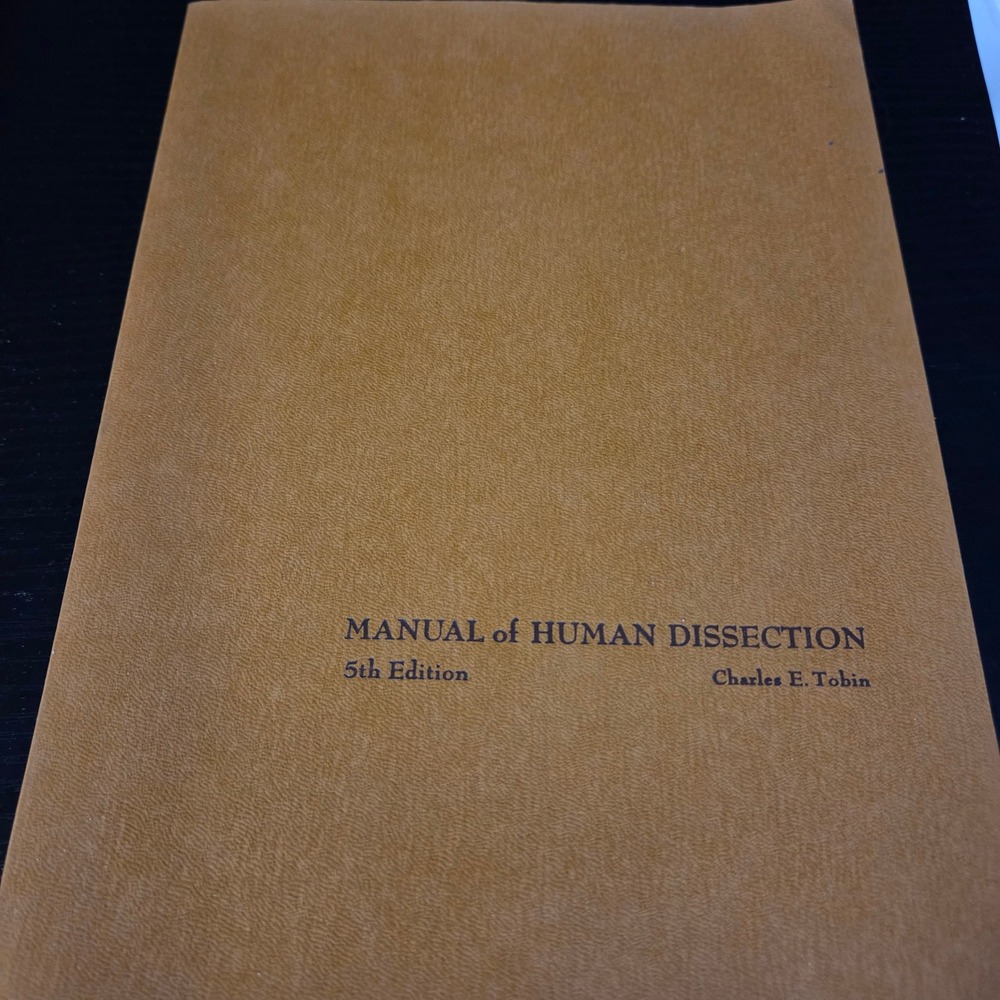 Manual of Human Dissection 5th Edition‎ Tobin Shearer McGraw Hill Textbook
